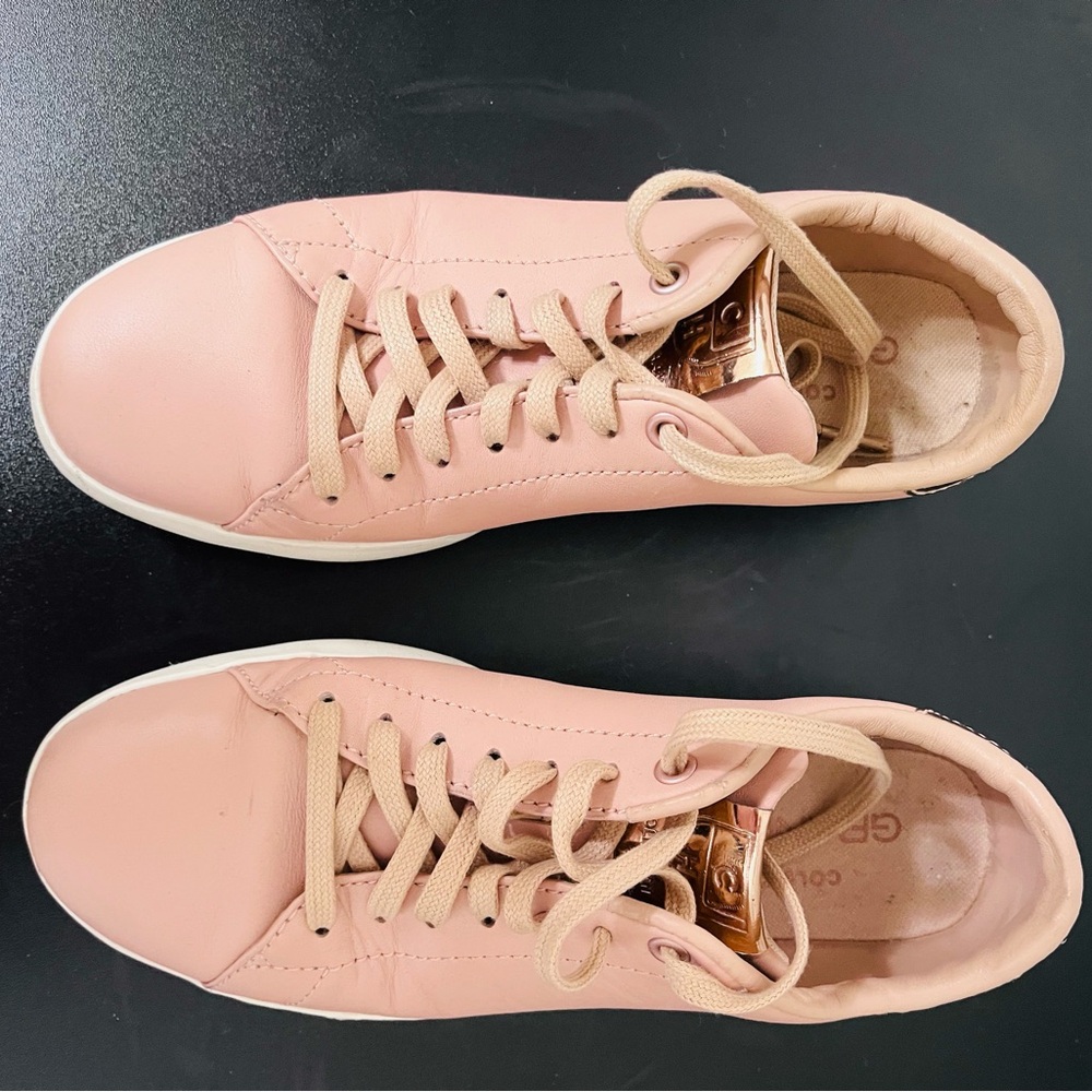 Cole Haan Women's Blush Pink  Leather Sneakers. Size 7